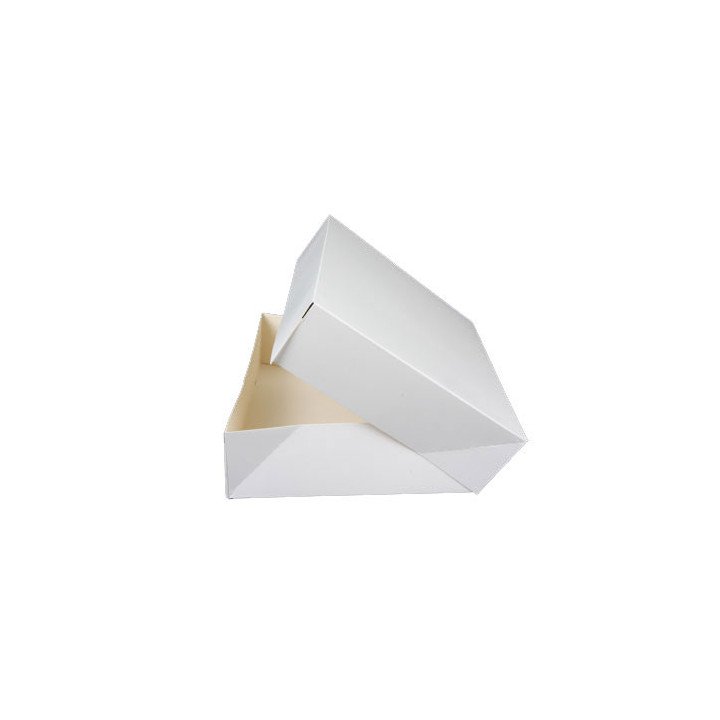 Boite traiteur blanc 28x42x6