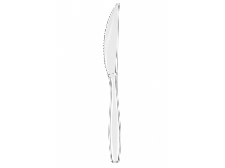 Couteau luxe '' cristal réutilisable'' 18cm (100pcs) E&C