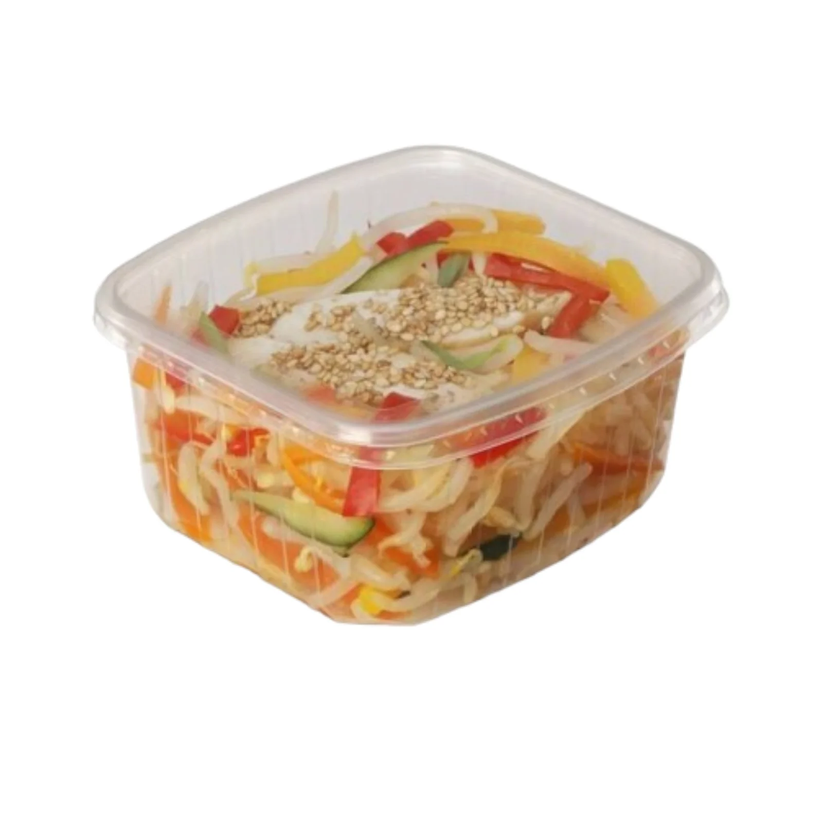 Barquette translucide 200ml (20x50 pcs) + couvercle