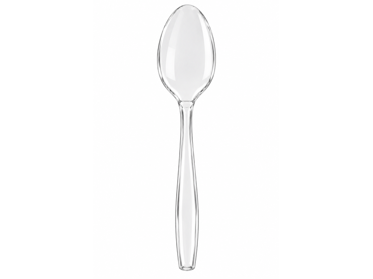 Grande cuillère '' cristal réutilisable'' par 100pcs E&C