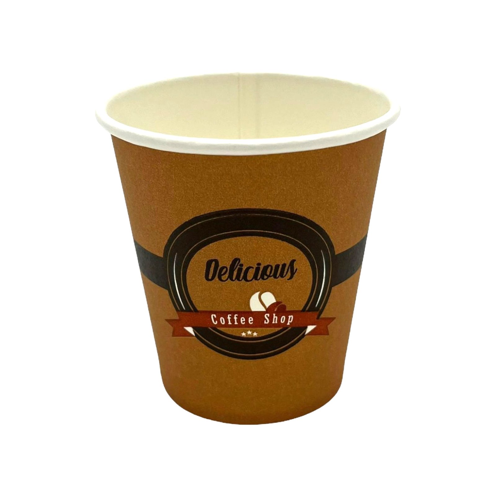 Gobelet à café DELICIOUS BRUN 6oz 18CL (50pcs) E&C