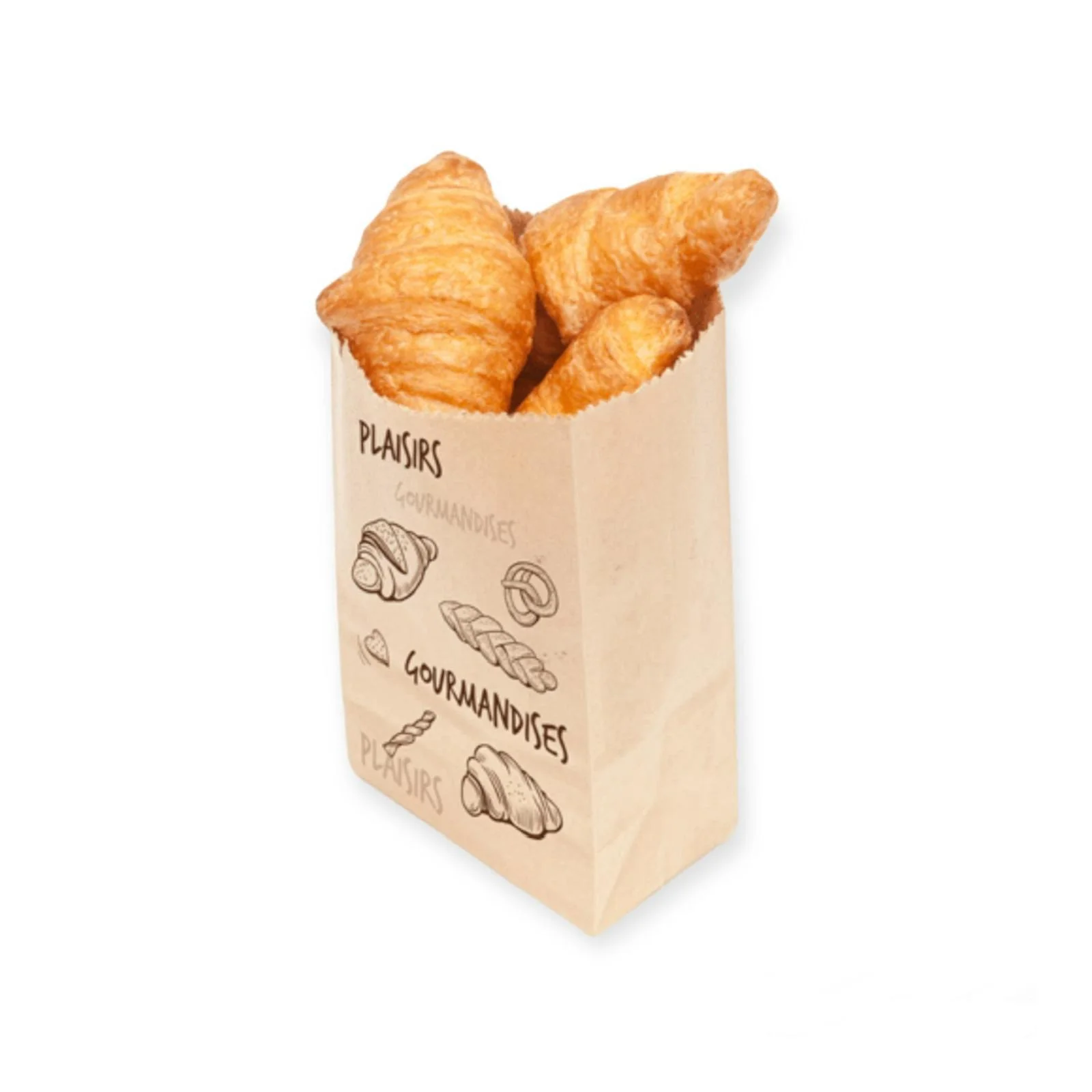 Sac croissant 101 BRUN PPT par 1000 120x50x150