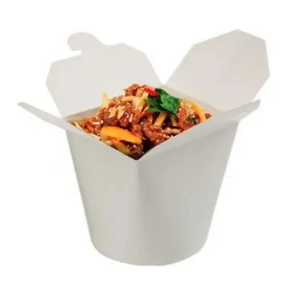 Pot à pates BLANC 780ml 50PCS E&C