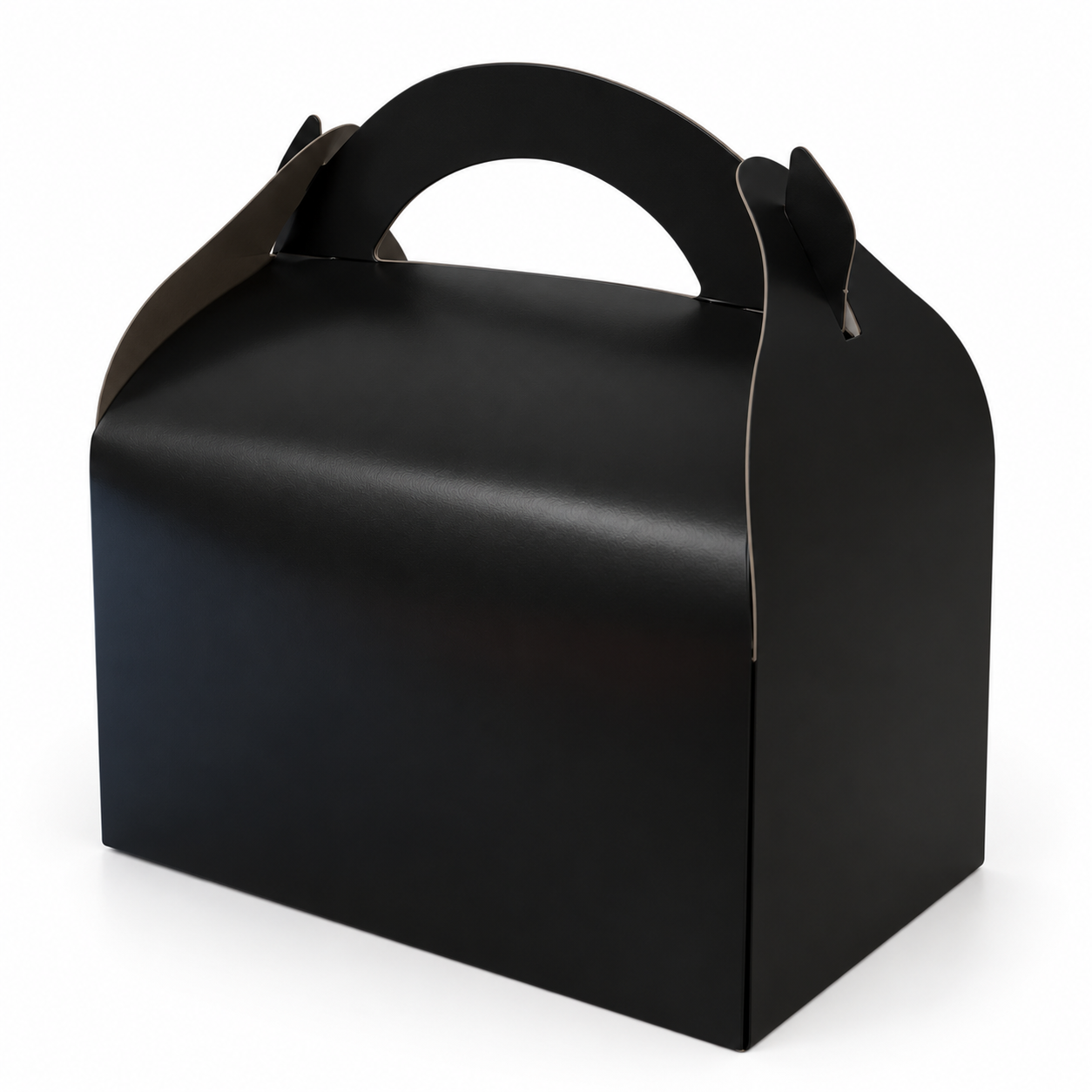 Boîte pâtissière NOIR à poignée 170x155
