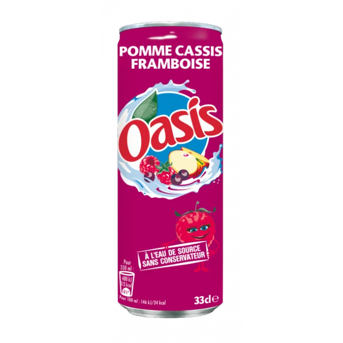OASIS POMME CASSIS SLIM 33CL