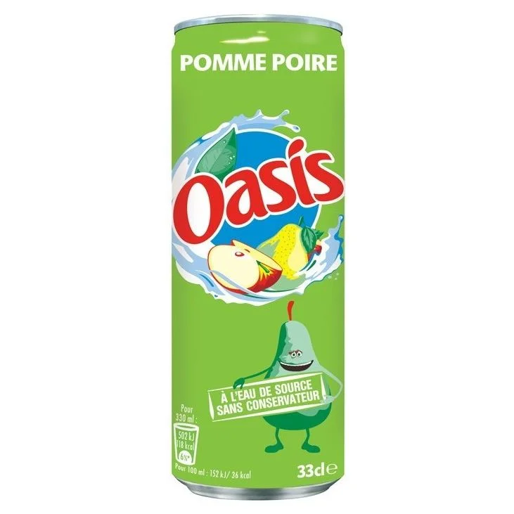 OASIS POMME POIRE 33CL