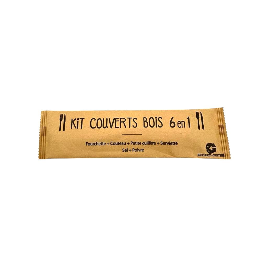 Kit couvert en bois 6en1 E&C