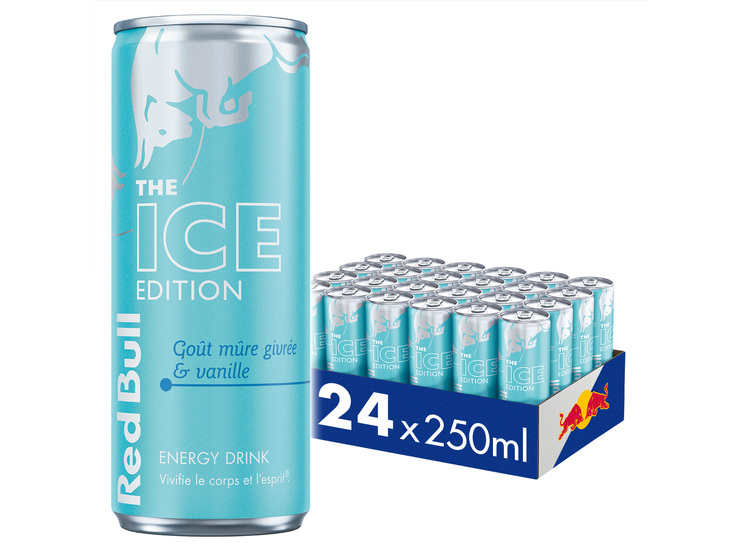 RED BULL EDT ICE '' MURE GIVRÉE VANILLE'' 25CL