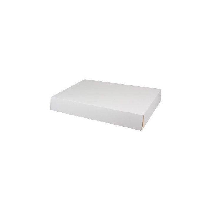 Boite traiteur blanc 28x42x6