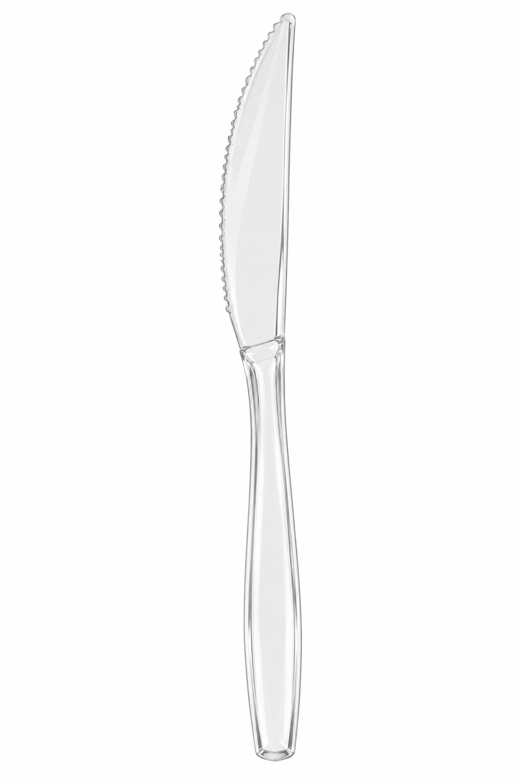 Couteau luxe '' cristal réutilisable'' 18cm (100pcs) E&C
