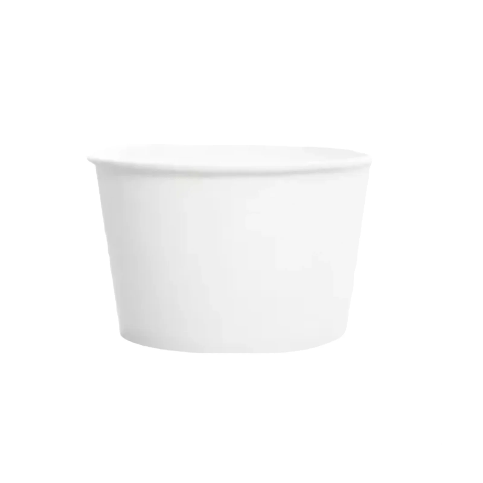 Pot carton blanc Ø90mm 240ml (25 pcs) E&C