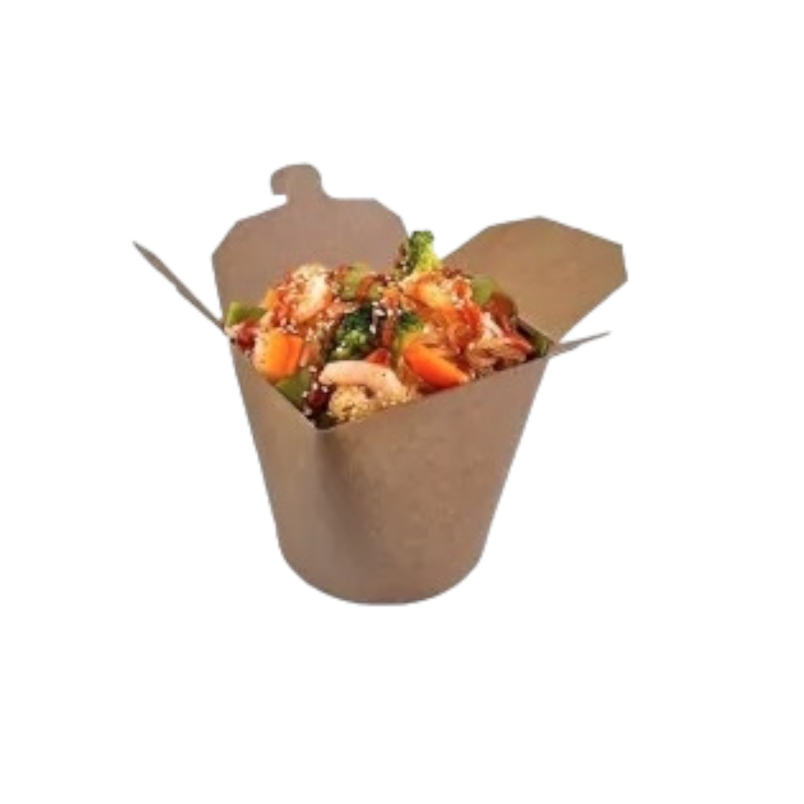 Pot à pates kraft BRUN 780 ml PAR 500 E&C