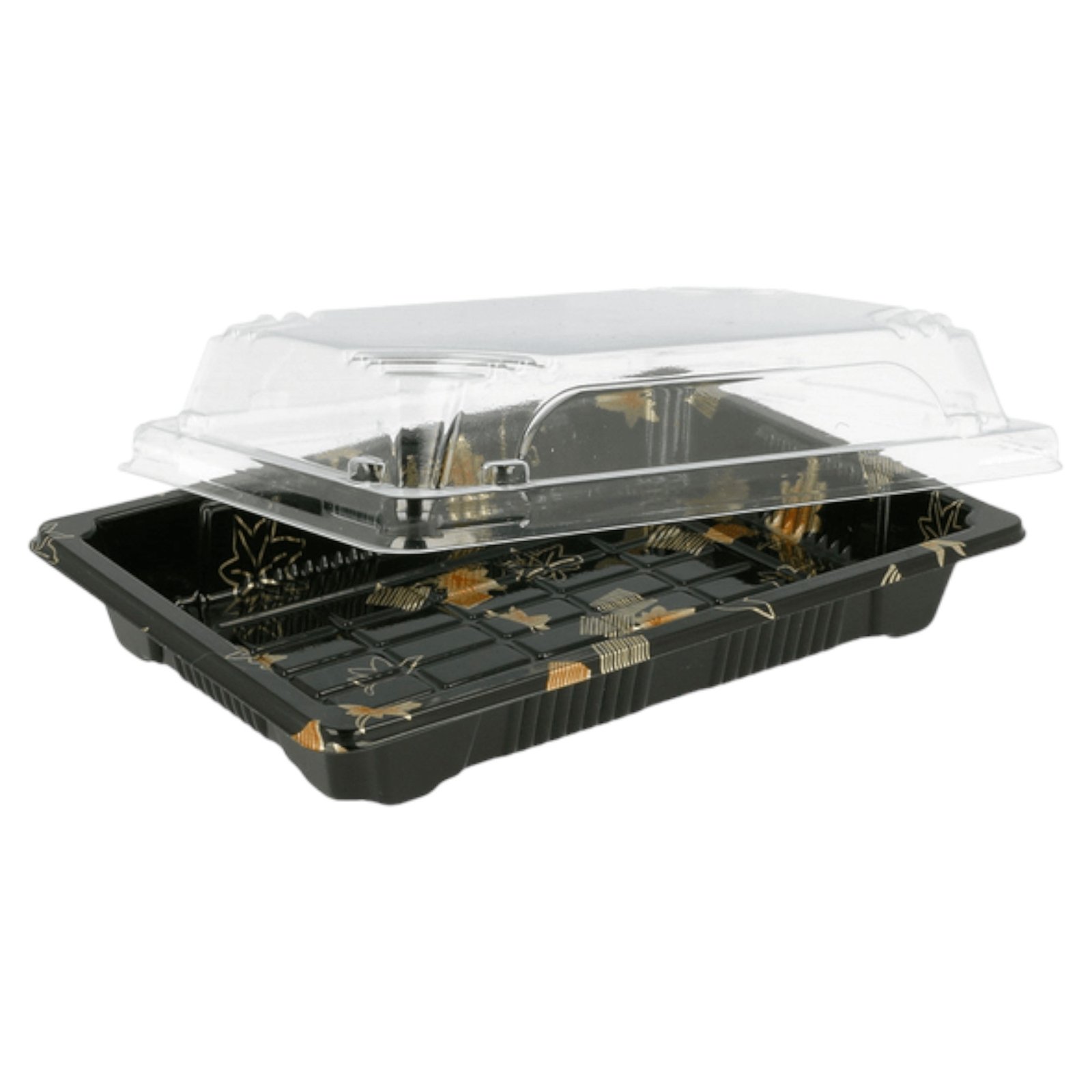Barquettes sushis couleur T03 165x115x20 par 50pcs E&C