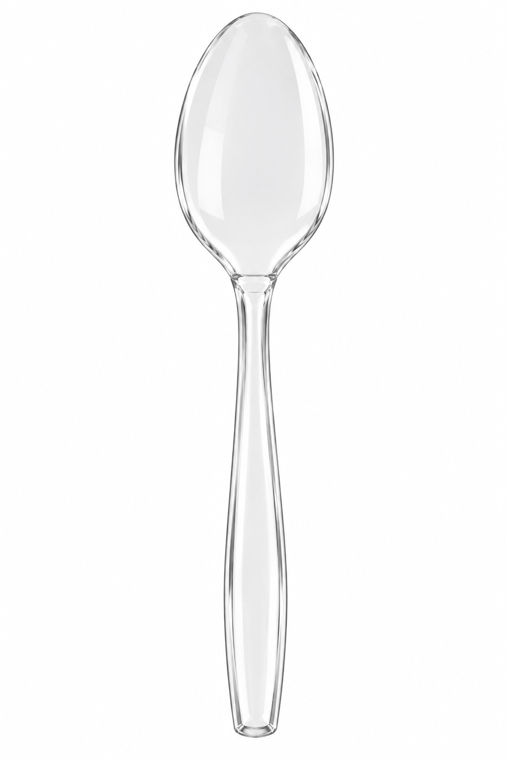 Grande cuillère '' cristal réutilisable'' par 100pcs E&C