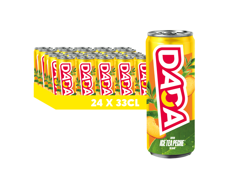 DADA ICE TEA PECHE SLIM 33CL PAR 24