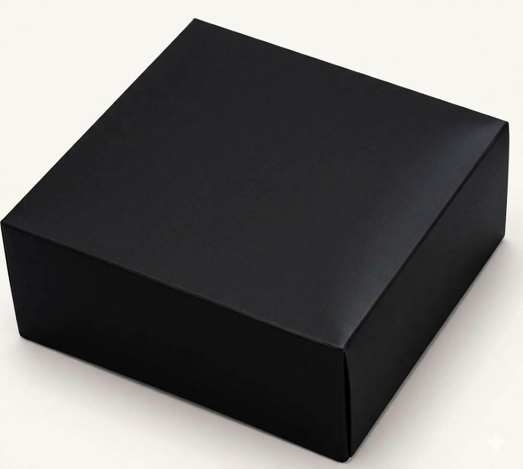 Boites patissière NOIR 16x16x8