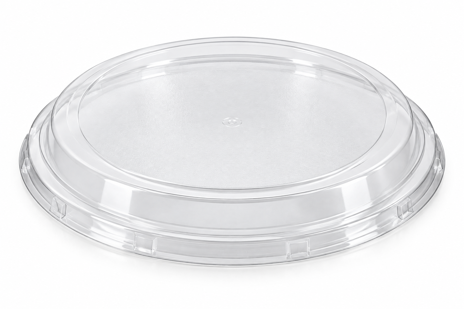 COUVERCLE PET ANTI-BUEE Ø185mm POUR BOL KRAFT 1050ML  ET 1300ML PAR 300PCS E&C