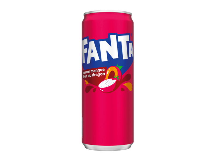 FANTA MANGUE FRUIT DU DRAGON  SLIM 33CL