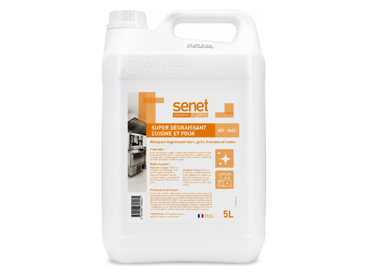 SUPER DÉGRAISSANT CUISINE-FOUR-FRITEUSE - SENET 5L
