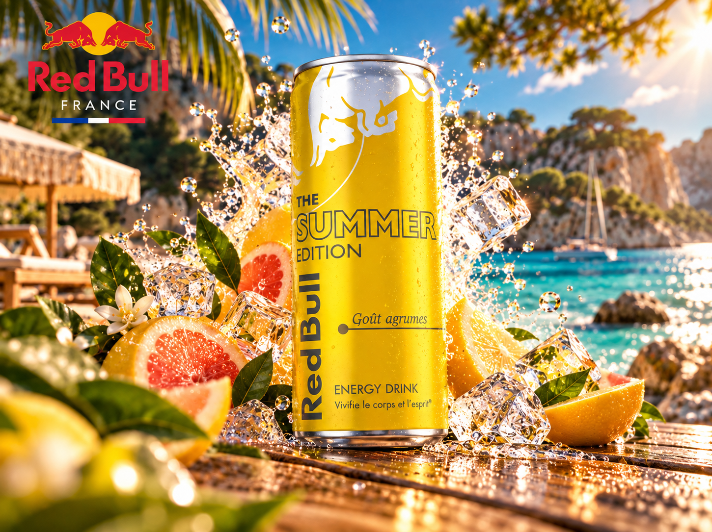 RED BULL EDT SUMMER  "AGRUME" 25 CL