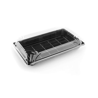 Barquettes sushis T05 185x128x20 par 50pcs E&C