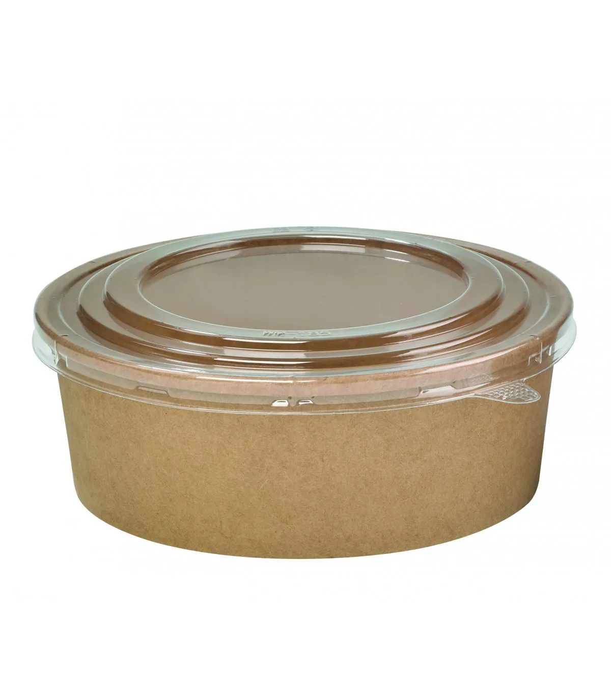 COUVERCLE PET Ø150mm POUR BOL KRAFT 500/750 ET 1000ML PAR 50PCS E&C