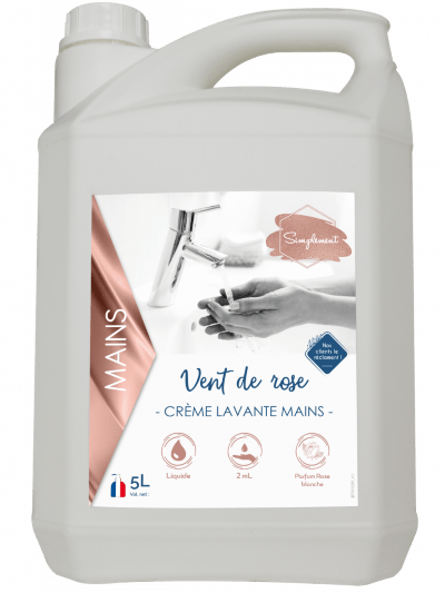 CREME LAVANTE MAINS VENT DE ROSE - 5L
