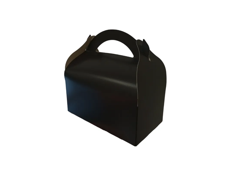 Boîte pâtissière NOIR à poignée 180x100