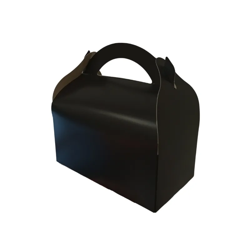 Boîte pâtissière NOIR à poignée 180x100