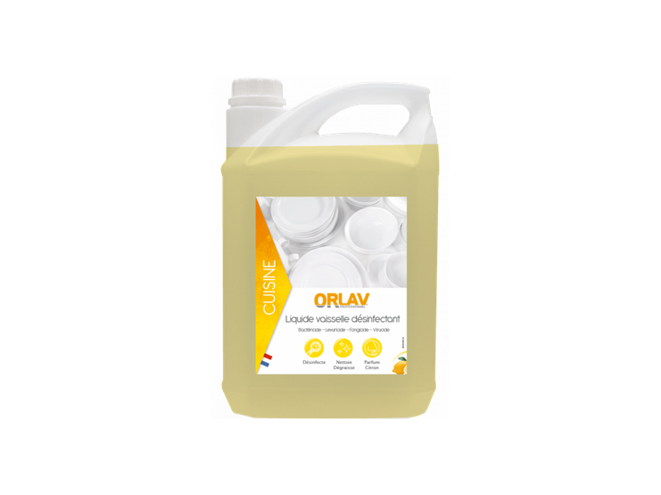 LIQUIDE VAISSELLE DESINFECTANT ORLAV - 5L