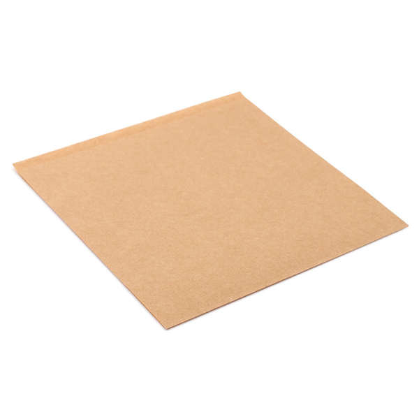 Pochette burger kraft naturel 12x12,2cm (100pcs)